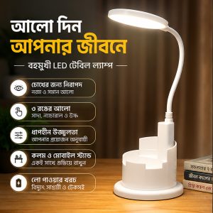 Multi-Functional Detachable Rechargeable Desk Lamp, Bedroom Desk Lamp, Night Light, Dual-Use Bedside Lamp